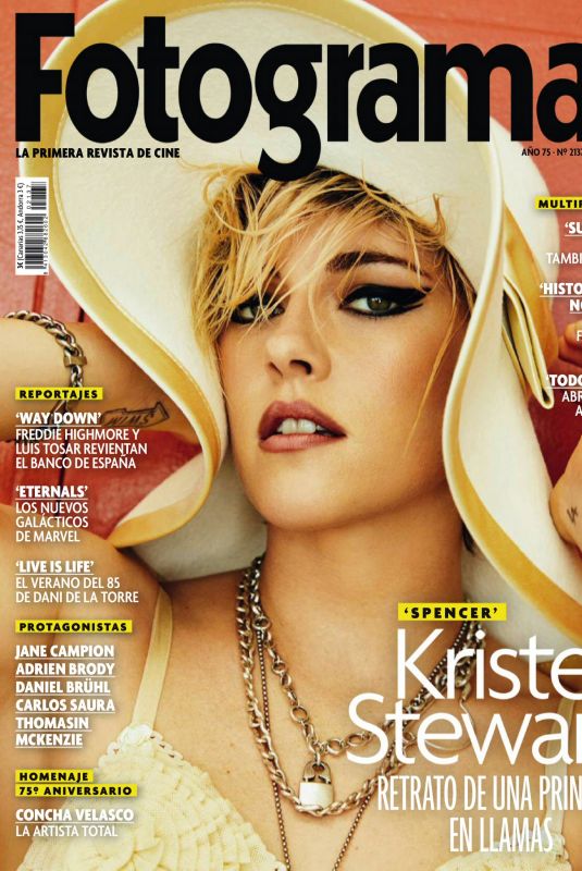 KRISTEN STEWART in Fotogramas Magazine, November 2021