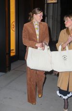 KRISTINE FROSETH Out with a Friend in New York 11/03/2021