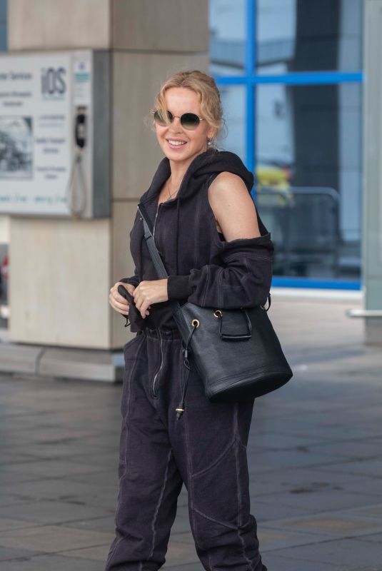 KYLIE MINOGUE Arrives in Athens 11/09/2021