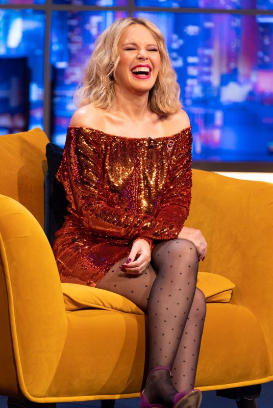 KYLIE MINOGUE at Jonathan Ross Show in London 11/13/2021
