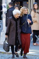 KYRA SEDGWICK Out with Her Mother in New York 11/06/2021