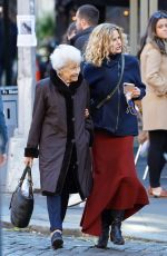 KYRA SEDGWICK Out with Her Mother in New York 11/06/2021