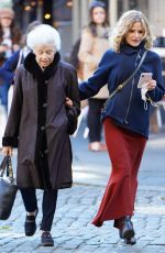 KYRA SEDGWICK Out with Her Mother in New York 11/06/2021