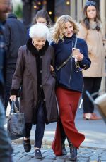 KYRA SEDGWICK Out with Her Mother in New York 11/06/2021
