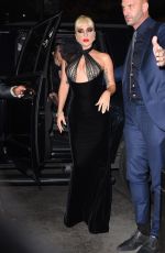 LADY GAGA Arrives at Jazz Room in New York 11/16/2021