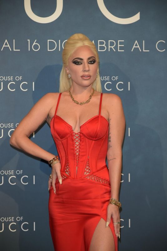LADY GAGA at House of Gucci Premiere in Milan 11/13/2021
