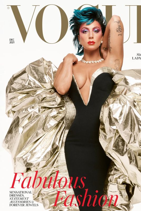 LADY GAGA for Vogue Magazine, UK December 2021