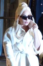 LADY GAGA Heading to Graham Norton Show in London 11/11/2021