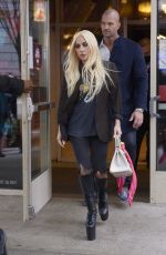 LADY GAGA Leaves AMC Theater in New York 11/17/2021