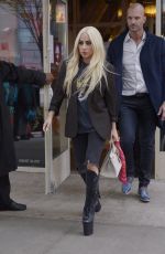 LADY GAGA Leaves AMC Theater in New York 11/17/2021