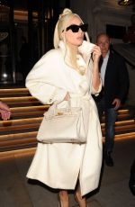 LADY GAGA Leaves Corinthia Hotel in London 11/11/2021