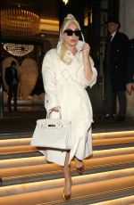 LADY GAGA Leaves Corinthia Hotel in London 11/11/2021