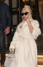 LADY GAGA Leaves Corinthia Hotel in London 11/11/2021