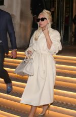 LADY GAGA Leaves Corinthia Hotel in London 11/11/2021