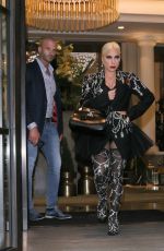 LADY GAGA Leaves Her Hotel in London 11/12/2021
