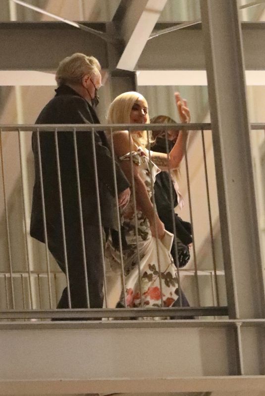 LADY GAGA Leaves House of Gucci Event in Los Angeles 06/03/2021