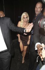 LADY GAGA Leaves W Hotel in London 11/10/2021