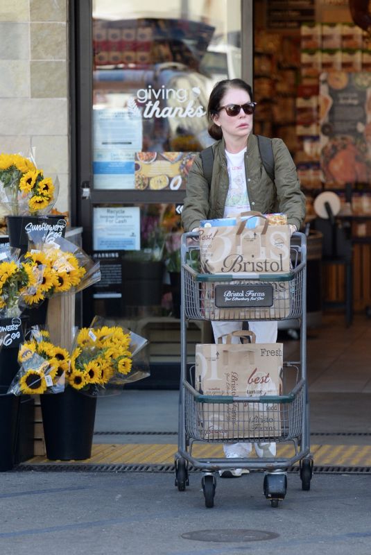 LARA FLYNN BOYLE Shopping at Bristol Farms 11/05/22021