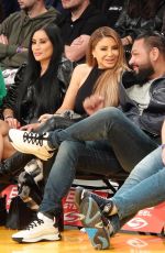 LARSA PIPPEN at LA Lakers vs Hornets Game in Los Angeles 11/08/2021