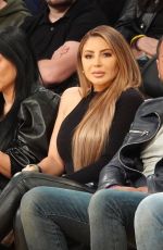 LARSA PIPPEN at LA Lakers vs Hornets Game in Los Angeles 11/08/2021
