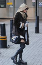 LAURA WHITMORE Arrives at BBC Studios in London 11/28/2021