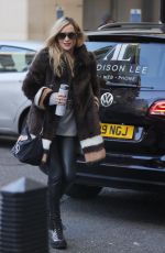 LAURA WHITMORE Arrives at BBC Studios in London 11/28/2021