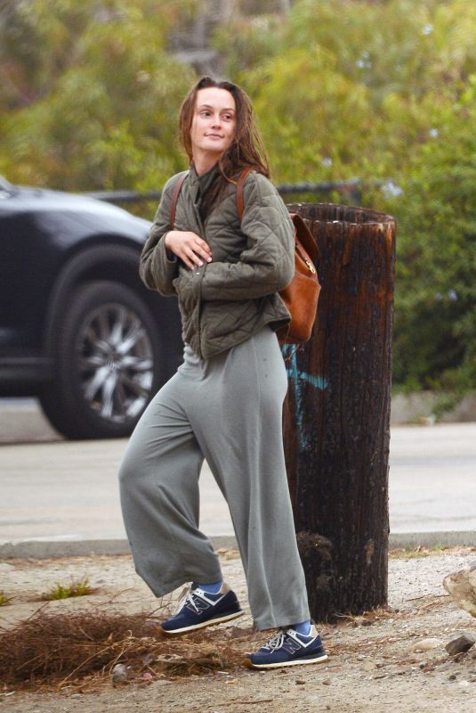 LEIGHTON MEESTE Out in Malibu 11/11/2021