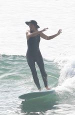 LEIGHTON MEESTER Arrives to Surfing in Malibu 11/02/2021