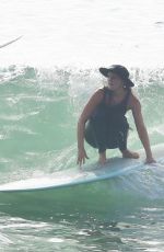 LEIGHTON MEESTER Arrives to Surfing in Malibu 11/02/2021