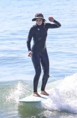 LEIGHTON MEESTER at a Surf Session in Malibu 11/17/2021