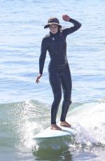 LEIGHTON MEESTER at a Surf Session in Malibu 11/17/2021