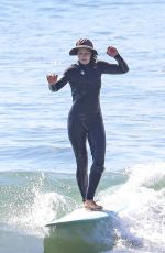 LEIGHTON MEESTER at a Surf Session in Malibu 11/17/2021