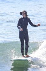 LEIGHTON MEESTER at a Surf Session in Malibu 11/17/2021