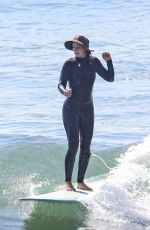 LEIGHTON MEESTER at a Surf Session in Malibu 11/17/2021