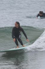 LEIGHTON MEESTER in Wetsuit Surfing in Malibu 11/05/2021