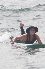 LEIGHTON MEESTER Out Surfing in Malibu 11/02/2021