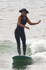 LEIGHTON MEESTER Out Surfing in Malibu 11/02/2021