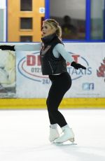 LIBERTY POOLE at Dancing on Ice Rehersal in London 11/01/2021