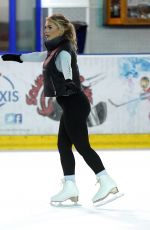 LIBERTY POOLE at Dancing on Ice Rehersal in London 11/01/2021