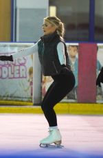LIBERTY POOLE at Dancing on Ice Rehersal in London 11/01/2021