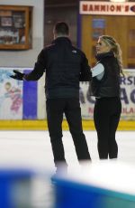 LIBERTY POOLE at Dancing on Ice Rehersal in London 11/01/2021
