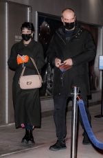 LILY ALLEN Arrives at Knicks vs Suns Game in New York 11/26/2021