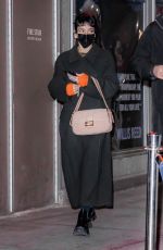 LILY ALLEN Arrives at Knicks vs Suns Game in New York 11/26/2021