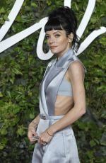 LILY ALLEN at 2021 British Fashion Awards in London 11/29/2021
