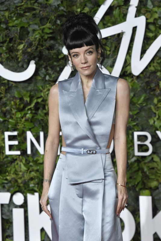 LILY ALLEN at 2021 British Fashion Awards in London 11/29/2021