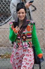 LILY ALLEN Out Shopping in New York 11/24/2021