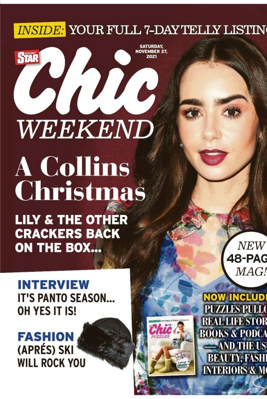 LILY COLLINS in Chic Magazine, November 2021