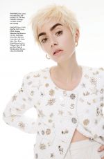 LILY COLLINS in Elle magazine, December 2021/January 2022