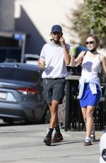 LILY-ROSE DEPP and Yassine Stein Out Shopping in Los Angeles 11/14/2021