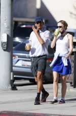 LILY-ROSE DEPP and Yassine Stein Out Shopping in Los Angeles 11/14/2021